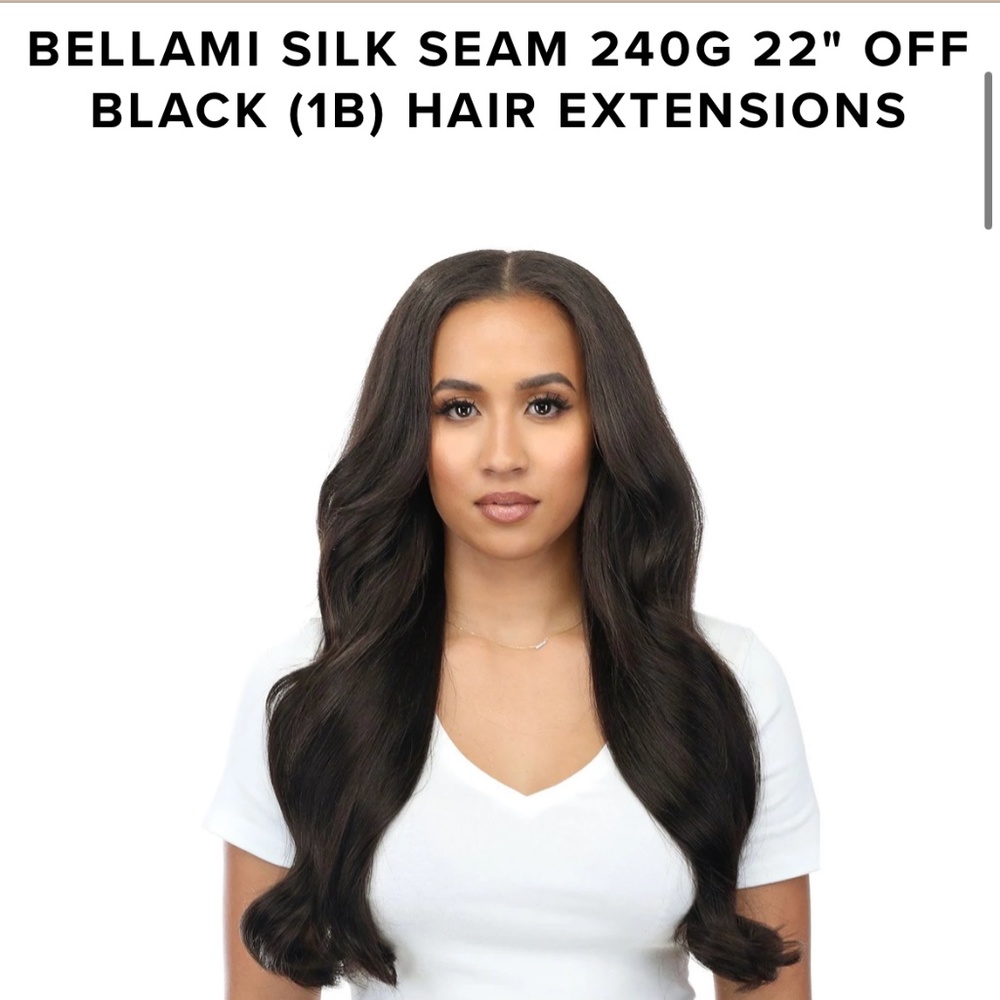 NEW Bellami Silk Seam 22” hair extensions